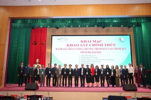 Khai mạc khảo sát chính thức đánh giá chương trình đào tạo tại Trường Đại học Tài nguyên và Môi trường Hà Nội